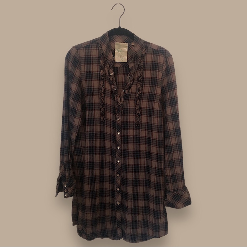 Hinge Flannel Tunic